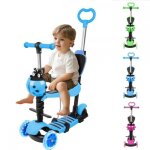 Trottinette pour enfants 5 en 1 - mipan - r�glable - avce 3 roues led �l�gantes - trottinette pliante ...
