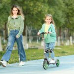 Trottinette enfants 6 � 12 ans trottinette pliable � 2 roues hauteur r�glage pour filles et gar�ons scooter ...