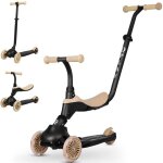 Trottinette �volutive 3 en 1 pour enfants - de ves sport - qplay sema - guidon r�glable - roues en caoutchouc ...