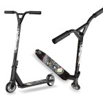 Trottinette freestyle 360 aluminium avec roulement � billes abec 9 roues en pu 100 mm top stunt scooter ...