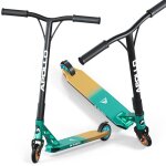 Trottinette freestyle apollo geneis pro x ? scooter robuste pour enfants avec roulements abec 9 ? mint ...