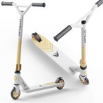 Trottinette freestyle apollo genius pro 4. 0 ? stunt scooter enfant avec roulements abec 9 ? blanc / ...