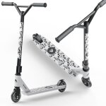 Trottinette freestyle apollo genius pro 4. 0 ? stunt scooter enfant avec roulements abec 9 ? blanc / ...