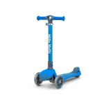 Trottinette - milly mally - boogie bleu - 3 roues - pliable - led