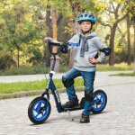 Trottinette patinette scooter enfant grandes roues de 6 � 12 ans hauteur r�glable frein arri�re b�quille ...