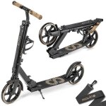 Trottinette urbaine pour enfants adolescents et adultes movino infinity (noir / or)