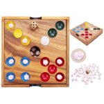 Trou du cochon - pig hole - jeu familial - ecologique - 60 cochons cramique - d et coffret en bois ...