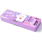 Trousse multifonction pop - up ? organiseur de papeterie mignon avec calculatrice taille - crayon et ...