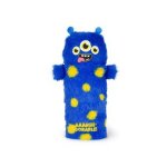 Trousse peluche - legami - super soft - bleu - zipp�e - compacte