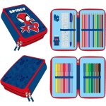 Trousse scolaire spidey - cerd� lifes little moments - 12. 5x19. 5x4. 5 cm - accessoires inclus - design ...