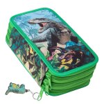 Trousse  stylo plumier 3 tages trousse scolaire dinosaures