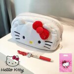 Trousse a stylo polaire hello kitty + sac cadeau