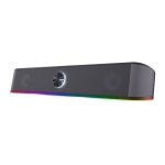 Trust gaming barre de son claire rgb gxt 1619 rhox enceintes stro 2. 0 clairage led rgb 12w usb ...