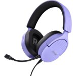 Casque gaming - trust gaming - gxt 489p fayzo - filaire - microphone antibruit - violet