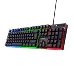 Trust gaming gxt 835 azor clavier gamer filaire azerty franais clairage led arc - en - ciel mode jeu ...