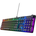 Trust gaming gxt 866 torix clavier gamer mcanique azerty switch huano linaires rgb anti - ghosting ...