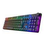 Trust gxt 868 torix clavier mcanique sans fil azerty franais rechargeable rgb 2. 4ghz commutateurs ...