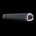 Trust liro barre de son pc 12w enceinte pc avec clairage led rgb connexion 3. 5mm alimentation usb haut ...