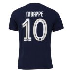 T - shirt - fff - kylian mbappé - collection officielle - garçon - manches courtes - bleu T - shirt - fff - kylian mbappé - collection officielle - garçon - manches courtes - bleu