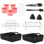 Accessoires friteuse - ttlife - lot de 10 - silicone - papier sulfurisé - compatible 104 l Accessoires friteuse - ttlife - lot de 10 - silicone - papier sulfurisé - compatible 104 l
