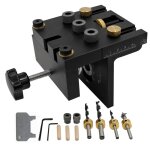 Ttlife 3 en 1 gabarit de perage 6 / 8 / 10 / 15mm guide de percage aide au centrage de perage kit de ...