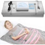 Ttlife 650w 2 zones couverture de sauna couverture thermique de thérapie à infrarouge lointain fermeture ... Ttlife 650w 2 zones couverture de sauna couverture thermique de thérapie à infrarouge lointain fermeture ...