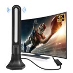 Ttlife antenne tv interieur hd puissante antennes hdtv num�rique avec amplificateur signal port�e longue ...