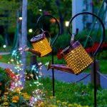 Ttlife arrosoir lumineuse solaire exterieure guirlande lumineuse solaire led ampoules etanche dcoration ...