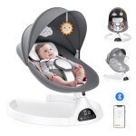 Ttlife balancelle bebe electrique transat b�b� �lectrique transat b�b� avec t�l�commande et wireless ...