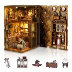 Ttlife book nook kit de maison de poupe book nook diy kit maison de poupe miniature maison bibliothque ...