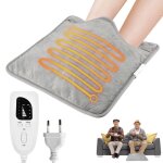 Ttlife chauffe - pieds lectrique 40x40cm coussin chauffant 6 modes de chauffage 4 minuterie arrt automatique ...