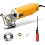 Ttlife coupeur de tissu rotatif électrique ciseaux électriques pour tissus multicouches avec une épaisseur ... Ttlife coupeur de tissu rotatif électrique ciseaux électriques pour tissus multicouches avec une épaisseur ...