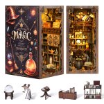Ttlife kit book nook maison de poupée miniature pour adultes et enfants kit de book nook diy avec lumière ... Ttlife kit book nook maison de poupée miniature pour adultes et enfants kit de book nook diy avec lumière ...