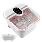 Ttlife masseur de pieds avec chaleur réglable infrarouge bulle bain de pieds pliable avec 8 rouleaux ... Ttlife masseur de pieds avec chaleur réglable infrarouge bulle bain de pieds pliable avec 8 rouleaux ...