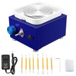 Ttlife mini roue de poterie roue poterie �lectrique 2000 rpm tour poterie et plateau tournant de 65 / ...