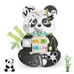 Ttlife planche activit� montessori 9 - in - 1 panda busy board planche sensorielle bois d�velopper jouets ...