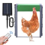Ttlife porte poulailler automatique porte � volets roulants solaire compatible et facile � installeravec ...