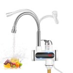 Ttlife robinet lectrique eau avec affichage led 220 v 3000 w robinet chauffant instantan pivotant robinet ...