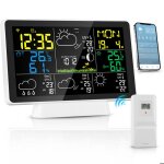 Ttlife station mto wifi sans fil intrieur extrieur hygromtre thermomtre barometre prvisions sur ...