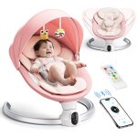 Ttlife transat b�b� �lectrique avec musique 5 vitesses de balan�oire baby rocker 3 minuteries avec t�l�command ...