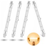 Tube lumineux - ampoule halogne t3 - culot r7s - 230 v - 300 w - 118 mm - blanc chaud 2800 k - lot de ...