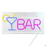 Tube néon mural led bar l 42cm - atmosphera createur d'interieur - multicolore Tube néon mural led bar l 42cm - atmosphera createur d'interieur - multicolore
