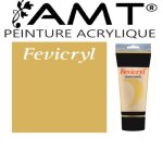 Peinture acrylique en tube or 200ml - amt