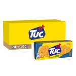 Tuc 24 paquets de tuc goût fromage 100g crackers croustillants format pratique à emporter lot de 24x100g ... Tuc 24 paquets de tuc goût fromage 100g crackers croustillants format pratique à emporter lot de 24x100g ...