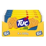 Tuc 4 paquets de tuc got fromage 100g crackers croustillants format pratique  emporter lot de 4x100g ...