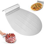 Pelle � pizza - tulebolian - acier inoxydable - 34x28 cm - multifonctionnelle