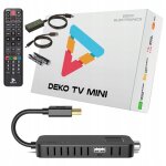 Tuner d�codeur dvbt2 dekotv mini t�l�vision terrestre dvb - t2 hevc h. 265 deko