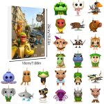 Tung tung tung sahur calendrier de lavent - 24 jours - 2d pendentif italien kit de dcoration pour ftes ...