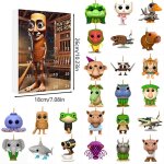 Tung tung tung sahur calendrier de lavent - 24 jours - 2d pendentif italien kit de dcoration pour ftes ...