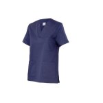 Tunique personnel m�dical manches courtes velila - bleu marine